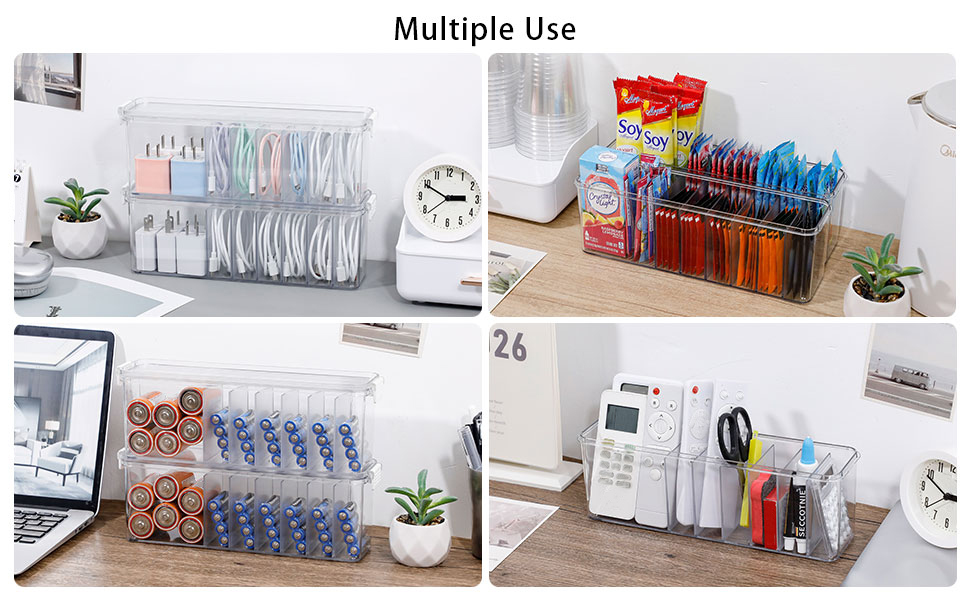 multiple use storage box for home office