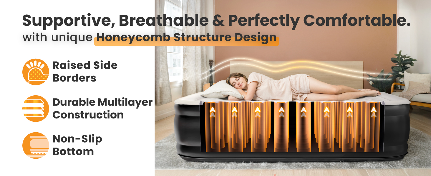 queen air mattress with built in pump