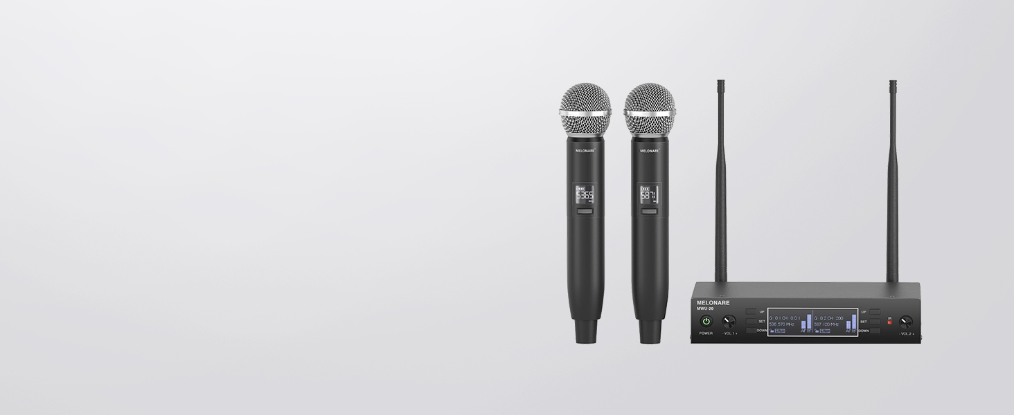 MELONARE XLR Wireless Microphone Adapter