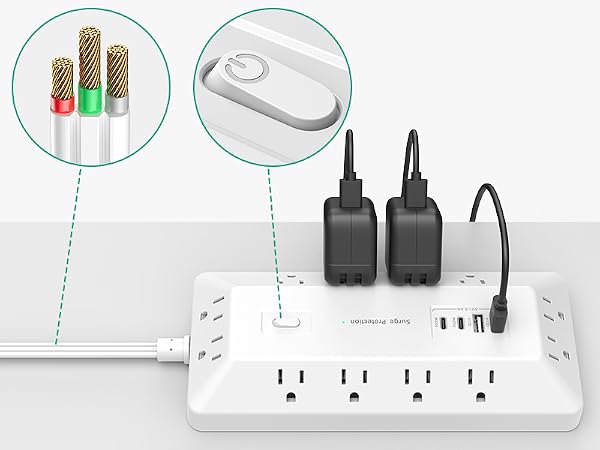 Power Strip Surge Protecto