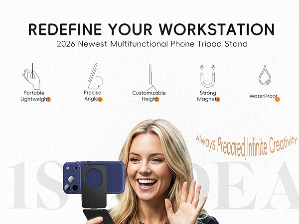 2026 Newest Phone Tripod Stand