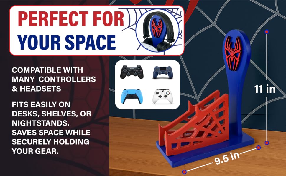 Spider game controller holder