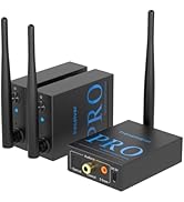 1Mii 3-in-1 2.4Ghz Wireless Audio Transmitter Receiver (1 TX+2 RX) for 2 Subwoofer/Active Speaker...