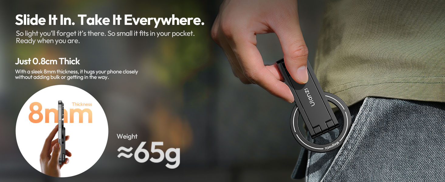 ULANZI MA60 Magnetic Phone Tripod Stand for iPhone - Aluminium Maglock Smartphone