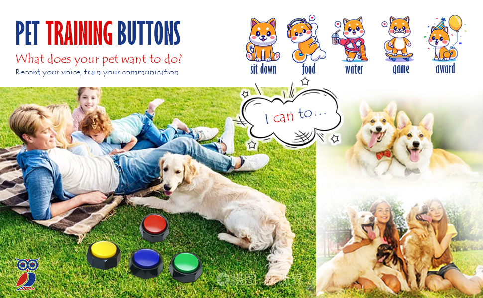 communicatin buttos for pets
