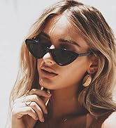 GIFIORE Retro Vintage Cat Eye Sunglasses for Women Trendy Small Cateye Sun Glasses