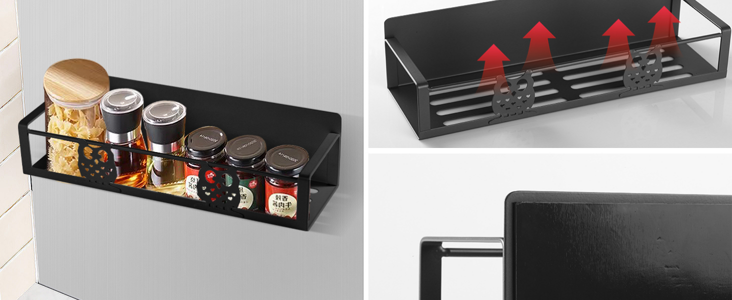 magnetic spice rack for refrigerator