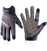 HANDLANDY Work Gloves with Grip for Men &amp; Women, Mechanic Working Gloves Touchscreen, Flexible &amp; ...
