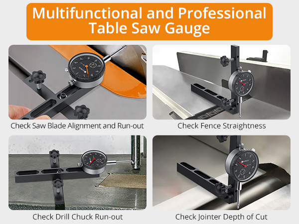 Table Saw Dial Indicator Gauge