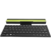 PUSOKEI Wireless Foldable Keyboard, Wireless Bluetooth Foldable Keyboard Outdoor Office Chocolate...