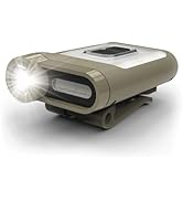 Claymore Capon 65A+ Tan Ultra-Light Clip-On Cap Light – USB-C Rechargeable 230LM LED Compact Head...