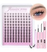 JIMIRE Lash Clusters Kit Manga Cluster Lashes Natural Look Wispy DIY Lash Extension Kit with Lash...