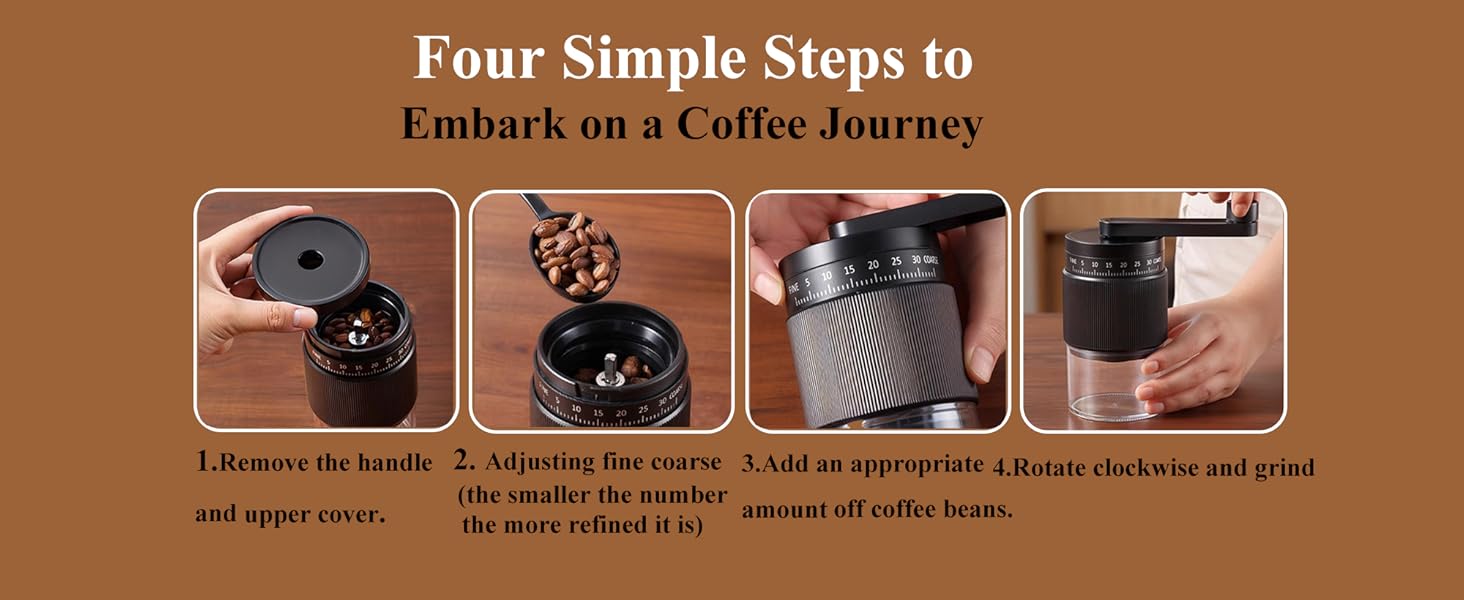 Manual coffee grinder