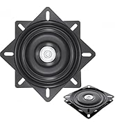 6 Inch Heavy Duty Bar Stool Swivel Plate, Chair Swivel Base with Solid Ring of Ball Bearings,360 ...
