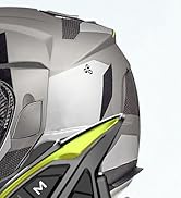 Motorcycle Helmet Bluetooth Intercom Kit, Motorbike Helmet Intercom Interphone Headset with DSP/C...