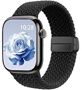 Braided Stretchy Band Compatible with Apple Watch Bands 38mm 40mm 41mm 42mm 44mm 45mm 46mm 49mm W...