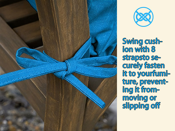 outdoor swing cushions 3 Seater