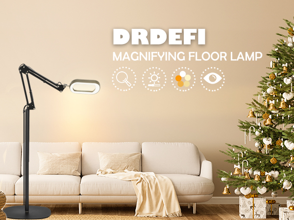 Magnifying Glass with Light and stand