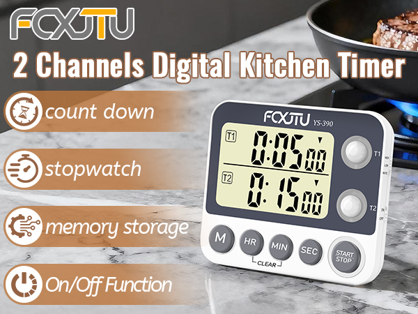 dual kitchen timer