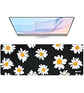 RAINYEAR Large Gaming Mouse Pad, Computer Mousepad with Anti-Slip Rubber Base, Smooth Large Keybo...