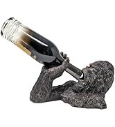 Bigfoot Bourbon Bottle Holder – Handcrafted Resin Sasquatch Bottle Holder – Unique Rustic Dining,...