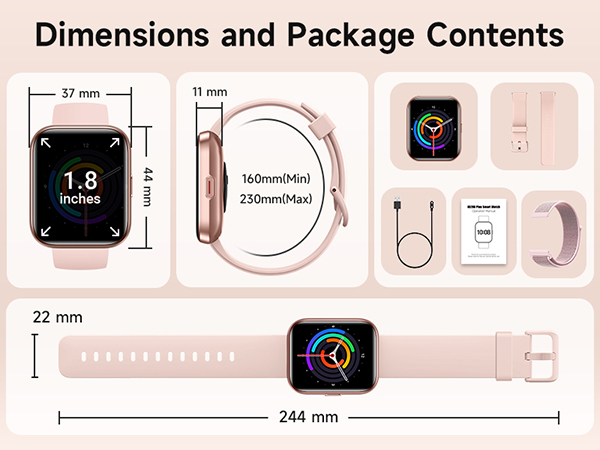 Gydom Smart Watches for Women Android &amp;amp; iPhone, Activity Fitness Tracker with 110+ Sports Modes