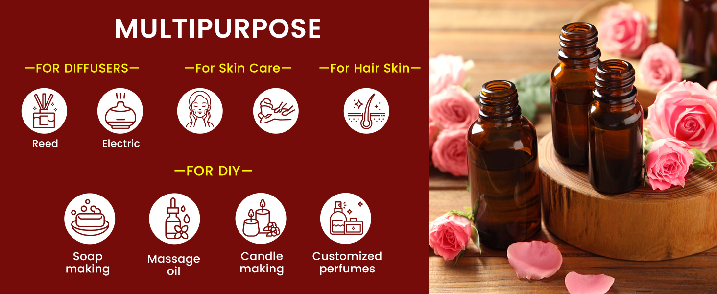 Rose oil Jasmine oil