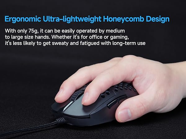 Ergonomic Ultra-lightweight Honeycomb Design