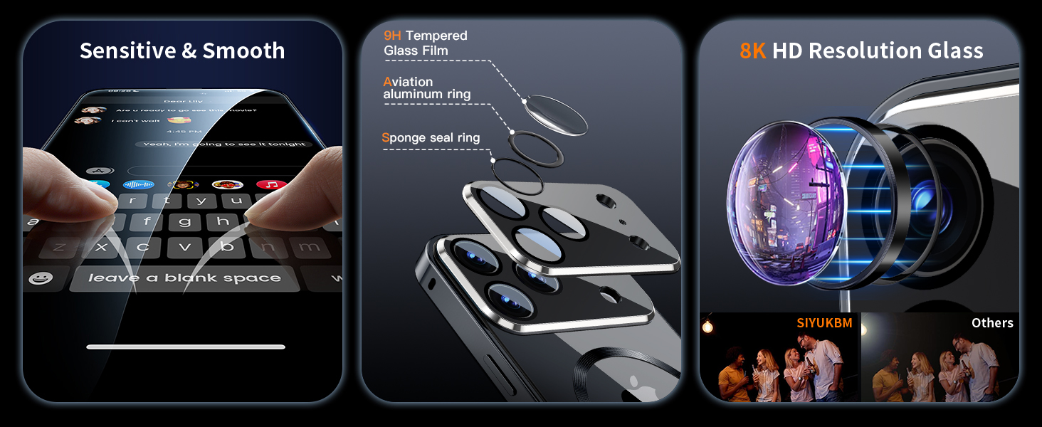 Magnetic Privacy Case for iPhone 17 Pro [Compatible with MagSafe]