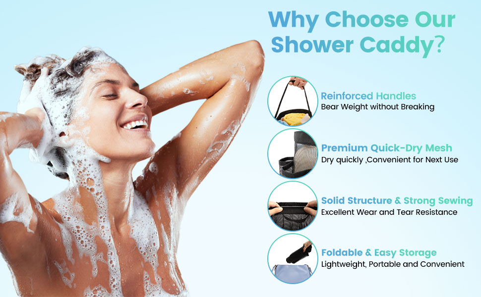 Why Choose Our Mesh Shower Caddy