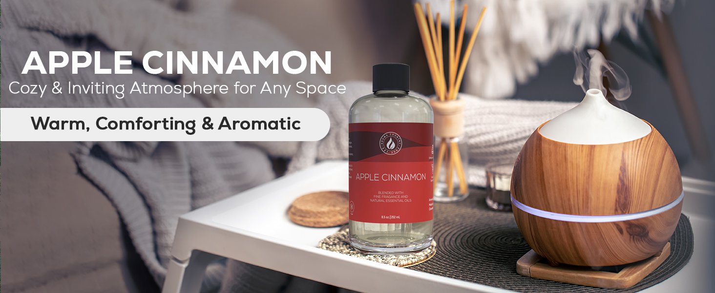 apple cinammon holiday scent christmas gift aromatherapy diffuser house decor reed diffuser oil