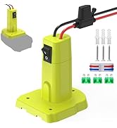 1 Pack Power Wheel Adapter Compatible with Ryobi 18V Battery, Upgraded Battery Converter Kit with...