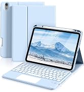 ZKTUYU for iPad 11th 10th Generation Case with Keyboard, 7-Colors Backlit, Folio Cover with Penci...