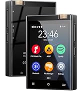 HiFi MP3 Player with Bluetooth and WiFi, Oilsky Lossless DSD High-Resolution Digital Audio Music ...