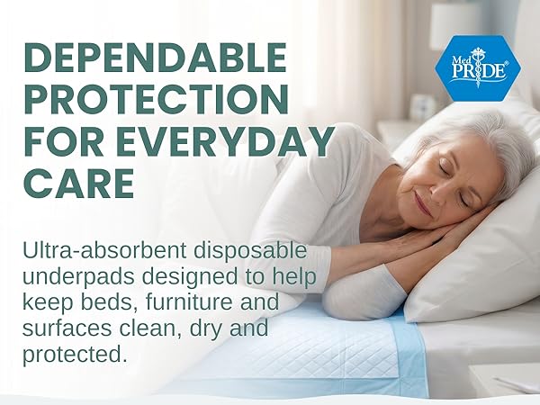 Incontinence Pads, Bed Covers, Puppy Training