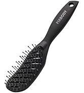 FIXBODY Curved Vent Hair Brush for Blow Drying, Styling and Solon, Detangling Hair Brush for Shor...