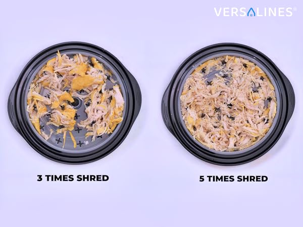 Chicken Shredder Tool Twist 10&amp;#34; Large with Insert Tray, Cleaning Brush, Meat Claws