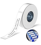 NIIMBOT Thermal Transfer Labels 0.55''x3.35'', for B18/N1 Label Maker, Long Storage Time, for Off...
