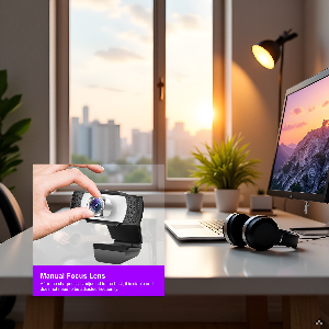 A sleek and modern product displayed on a minimalist wooden surface.