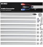 Cord Hider 153in - Cord Covers for Wires - Paintable Cable Hider - Cable Management - Wire Hiders...