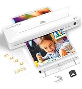 Laminator Machine,13 Inches A3 Laminator for A3/A4/A5/A6,Hot and Cold Settings,with 20pcs Laminat...
