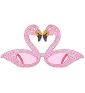 PLAY BLING Party Sunglasses Hawaiian Flamingo Sunglasses Novelty Eyewear for Fancy Dress