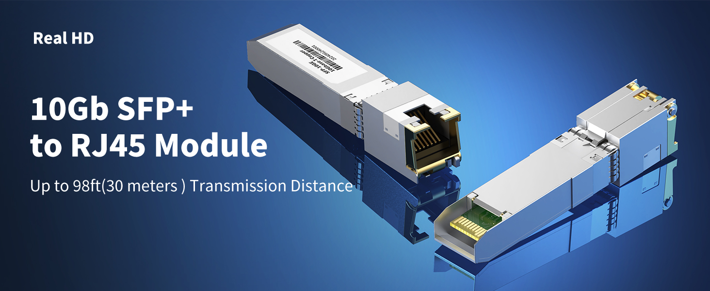10gb sfp+ to rj45 module transceiver 30m 98ft
