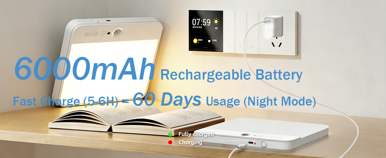 6000mAh Rechargeable Battery