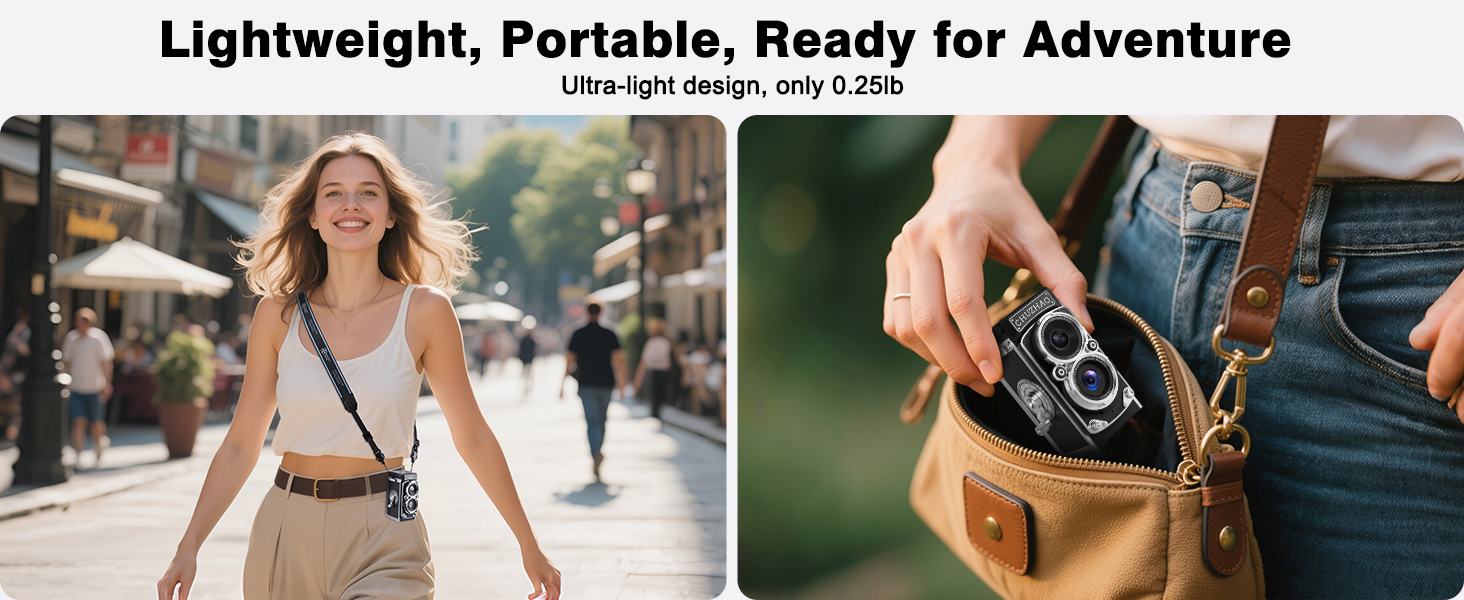 Lightweight, Portable Mini Camera