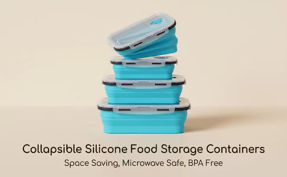 silicone food storage containers