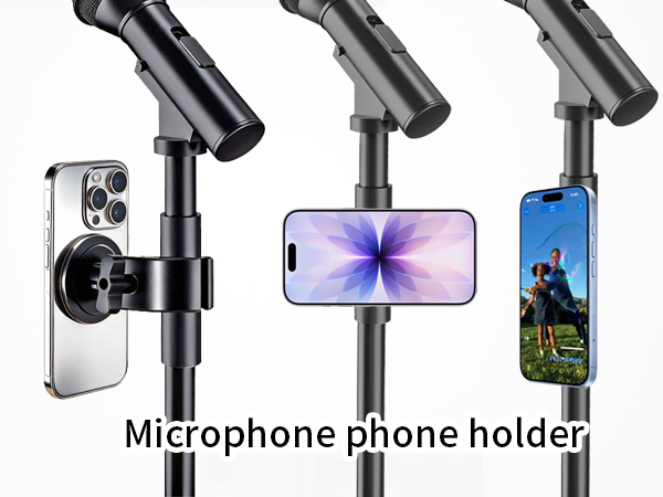 Magnetic Phone Holder Clamp Mount