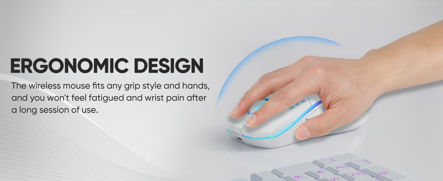 Wireless Gaming Mouse Honeycomb