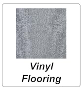 Vinyl Flooring. Gray, durable carpet pattern flooring roll for RVs, boats, trailers.