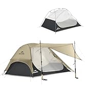 Naturehike Star River UL 2 Person Backpacking Tent, Double Layer Waterproof Two Person Tent, Ligh...